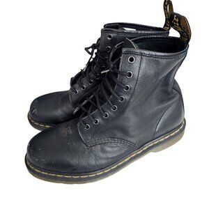 Dr. Martens Mens Black Leather Ankle Lace up Boots Size 10  27CT